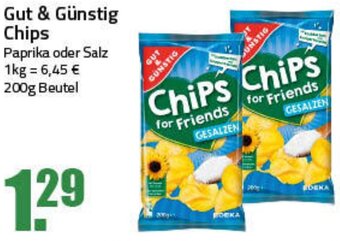 Ihr Frischmarkt Gut & Günstig Chips 200g Beutel Angebot