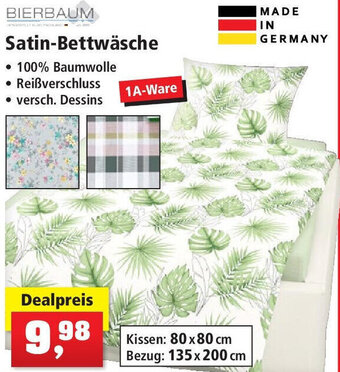 Thomas Philipps BIERBAUM Satin-Bettwäsche Angebot