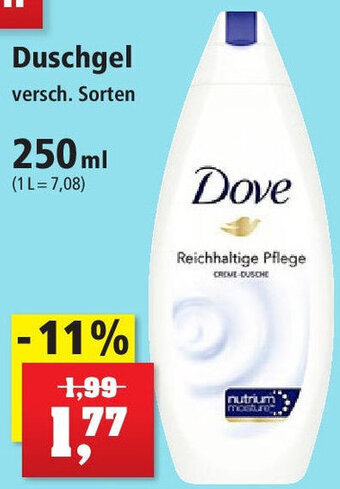 Thomas Philipps Dove Duschgel 250 ml Angebot