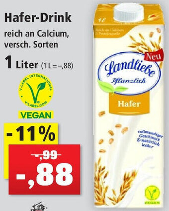 Thomas Philipps Landliebe Hafer-Drink 1 Liter Angebot