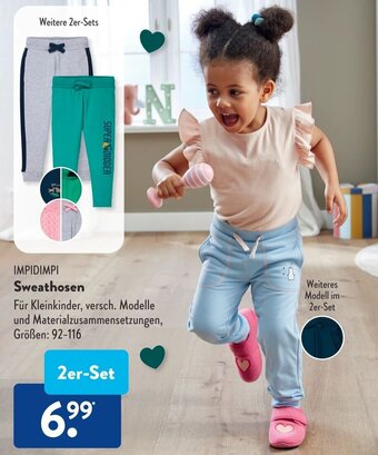 Aldi Süd IMPIDIMPI Sweathosen 2er-Set Angebot