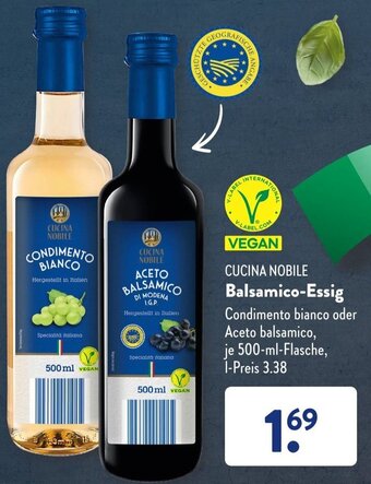 Aldi Süd CUCINA NOBILE Balsamico-Essig 500 ml Flasche Angebot