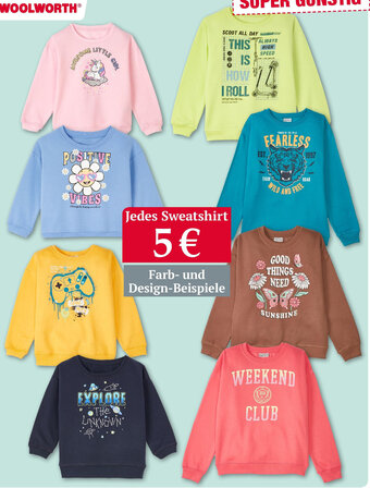 Woolworth Sweatshirt Angebot