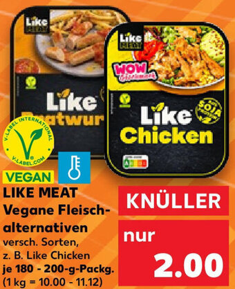 Kaufland LIKE MEAT Vegane Fleischalternativen 180-200-g-Packg. Angebot