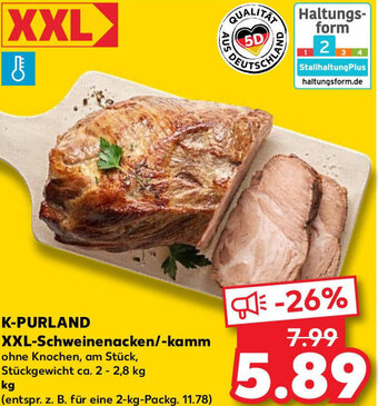 Kaufland K-PURLAND XXL-Schweinenacken/-kamm Angebot