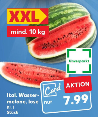 Kaufland Ital. Wassermelone, lose Angebot