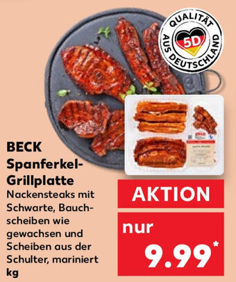 Kaufland BECK Spanferkel-Grillplatte Angebot