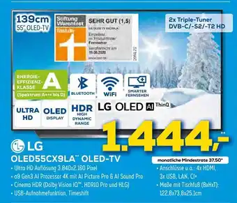 Euronics XXL LG OLED55CX9LA OLED-TV Angebot