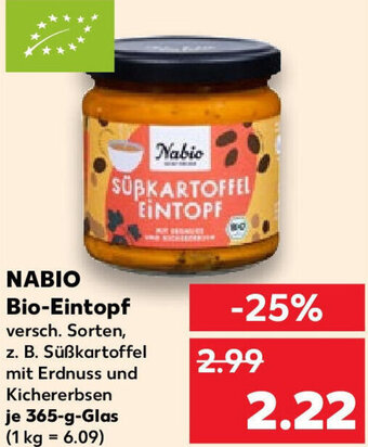 Kaufland NABIO Bio-Eintopf 365-g-Glas Angebot