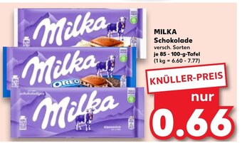 Kaufland MILKA Schokolade 85-100-g-Tafel Angebot