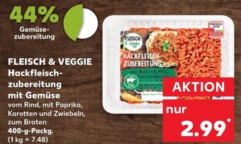 Kaufland FLEISCH & VEGGIE Hackfleisch- zubereitung 400 g Packg. Angebot