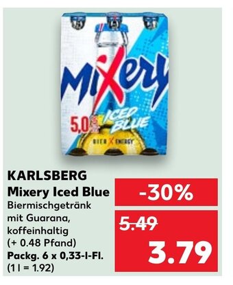 Kaufland KARLSBERG Mixery Iced Blue 6 x 0,33 l Fl. Angebot
