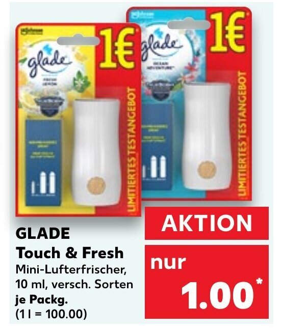 GLADE Touch & Fresh Angebot bei Kaufland