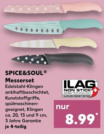 Kaufland SPICE&SOULⓇ Messers 4-teilig Angebot
