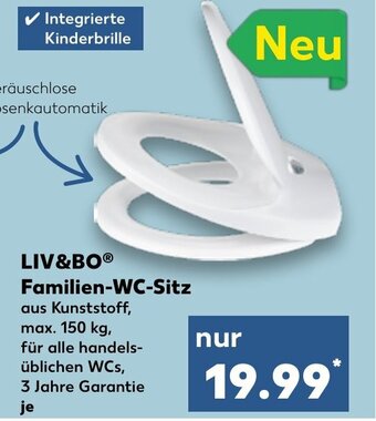 Kaufland LIV&BOⓇ Familien-WC-Sitz max. 150 kg, Angebot