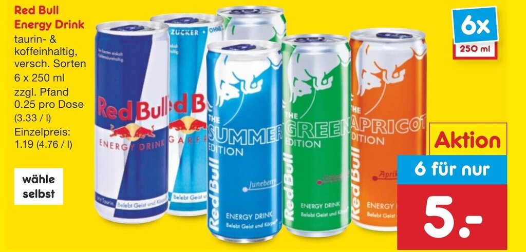 Red Bull Angebot Netto