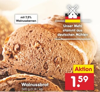 Netto Marken-Discount Walnussbrot 500 g Angebot