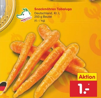 Netto Marken-Discount Snackmöhren Tabaluga 250 g Beutel Angebot