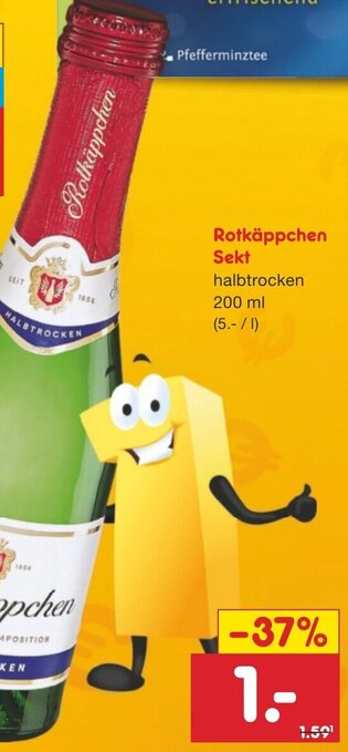 Netto Marken-Discount Rotkäppchen SEKT 200 ml Angebot