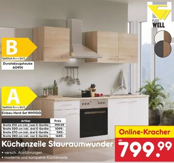 Netto Marken-Discount Küchenzeile Stauraumwunder Angebot