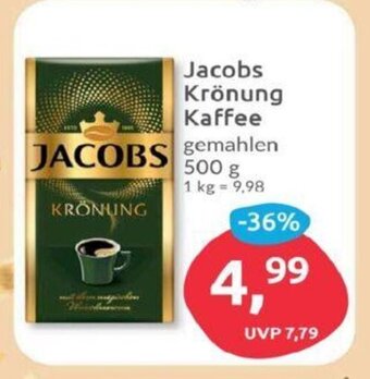 Budni Jacobs Krönung Kaffee gemahlen 500g Angebot