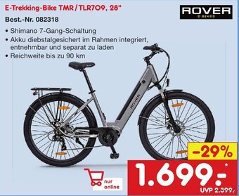 Netto Marken-Discount ROVER E-Trekking-Bike TMR/TLR709, 28" Angebot