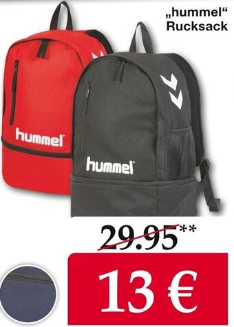 Woolworth ,,hummel" Rucksack Angebot