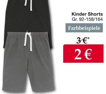 Woolworth Kinder Shorts Gr. 92-158/164 Angebot