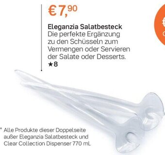 Tupperware Eleganzia Salatbesteck Angebot