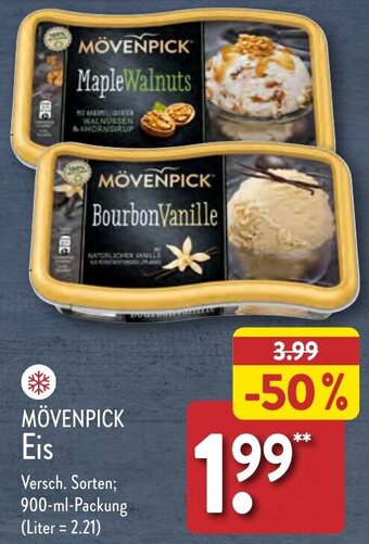 Aldi Nord MÖVENPICK Eis 900 ml Packung Angebot