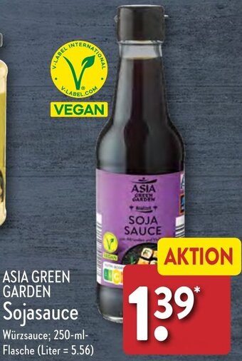 Aldi Nord ASIA GREEN GARDEN Sojasauce 250 ml Flasche Angebot