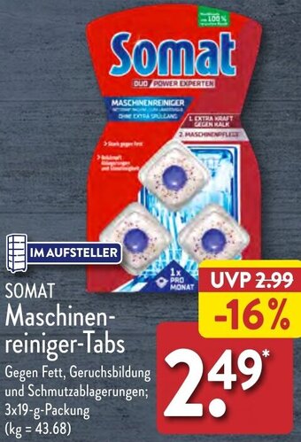 Aldi Nord SOMAT Maschinenreiniger-Tabs Angebot