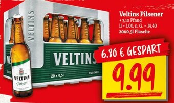 NP Discount Veltins Pilsener 20x0,5 L Flasche Angebot