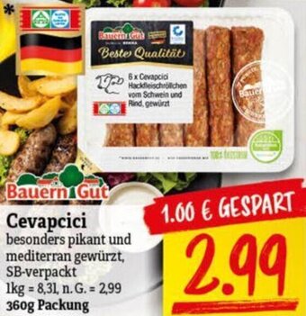 NP Discount Bauern Gut Cevapcici 360g Packung Angebot