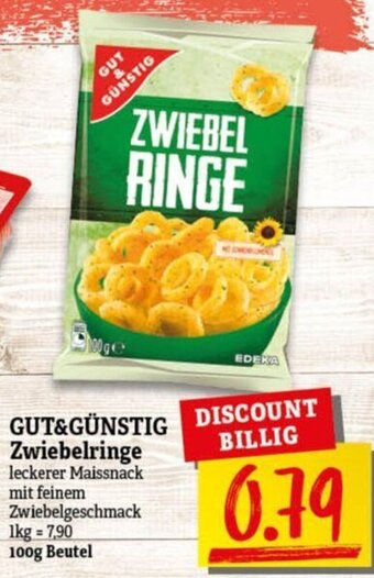 NP Discount GUT&GÜNSTIG Zwiebelringe 100 g Beutel Angebot