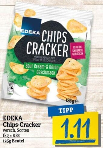 NP Discount EDEKA Chips-Cracker 125 g Beutel Angebot