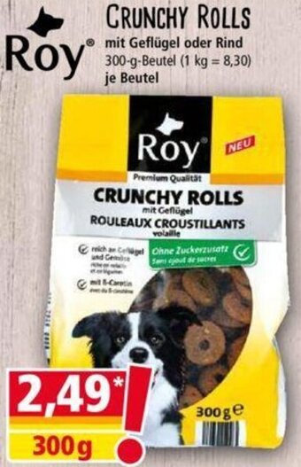 Norma Roy® CRUNCHY ROLLS 300 g Beutel Angebot