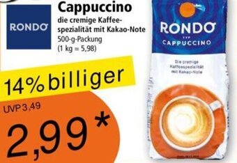 Norma RONDO Cappuccino 500-g-Packung Angebot