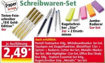 Norma Paper scrip Schreibwaren-Set Angebot