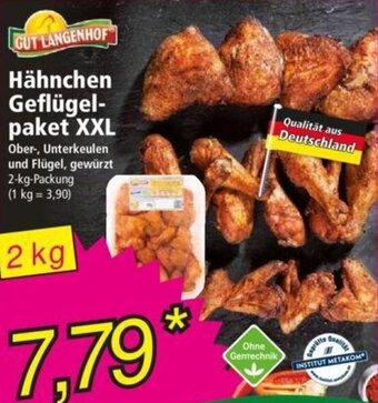 Norma GUT LANGENHOF Hähnchen Geflügel-paket XXL 2 kg Packung Angebot