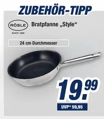 Expert Bening Rosle Bratpfanne Style 24cm Angebot