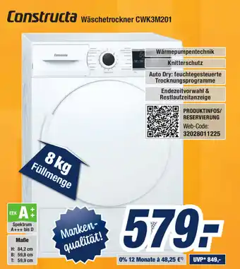 Expert Bening Constructa Waschmascine | CWK3M201 Angebot