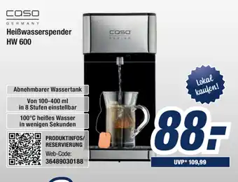 Expert Bening Caso Germany Heisswasserspender | HW 600 Angebot