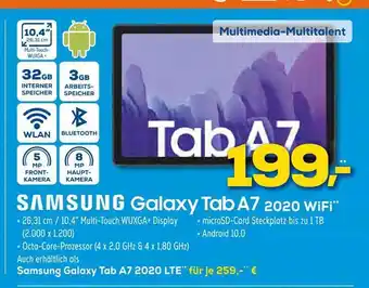 Euronics XXL Samsung Galaxy Tab A7 2020 WiFi Angebot