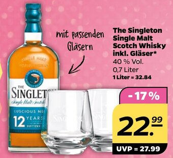 NETTO The Singleton Single Malt Scotch Whisky inkl. Gläser* 0,7 Liter Angebot