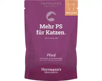 Hornbach Katzenfutter nass herrmann´s pferd  mit karotten und kokosflocken 100 g Angebot