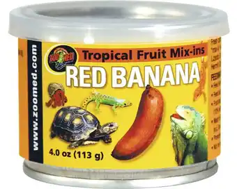 Hornbach Reptilienfutter zoo med tropical fruit mix-ins red banana 95 g Angebot