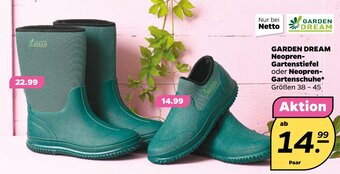 NETTO GARDEN DREAM Neopren-Gartenstiefel oder Neopren- Gartenschuhe* Größen 38 - 45 Angebot