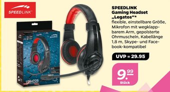 NETTO SPEEDLINK Gaming Headset ,,Legatos"* Angebot