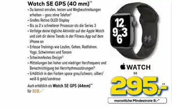 Euronics XXL Watch SE GPS (40 mm) Angebot